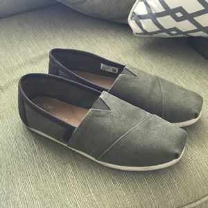 Toms for Men: Olive Washed Canvas/Trim Classic